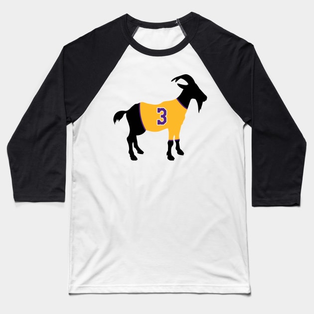 Davis GOAT Baseball T-Shirt by slawisa